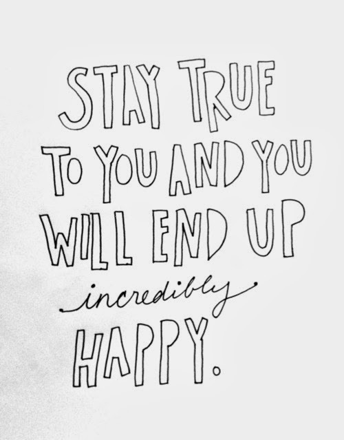 STAY TRUE TO YOU TWO.