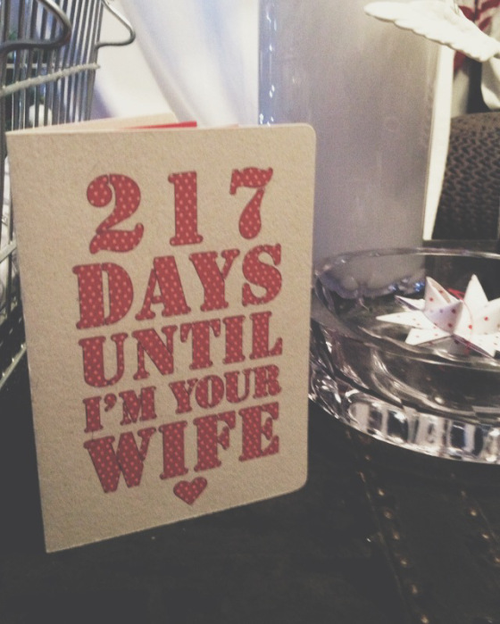 Personalised Wedding Christmas Card.